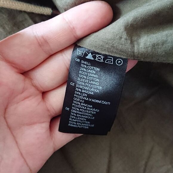 H&M Green military Jacket - Picture 11 of 14